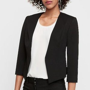Express Cutaway Blazer Black Size 4